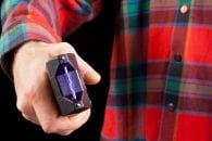 Man with a high voltage stungun